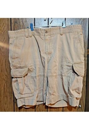 Ralph Lauren Classic Khaki Cargo Shorts Vintage 44T Chino Brown